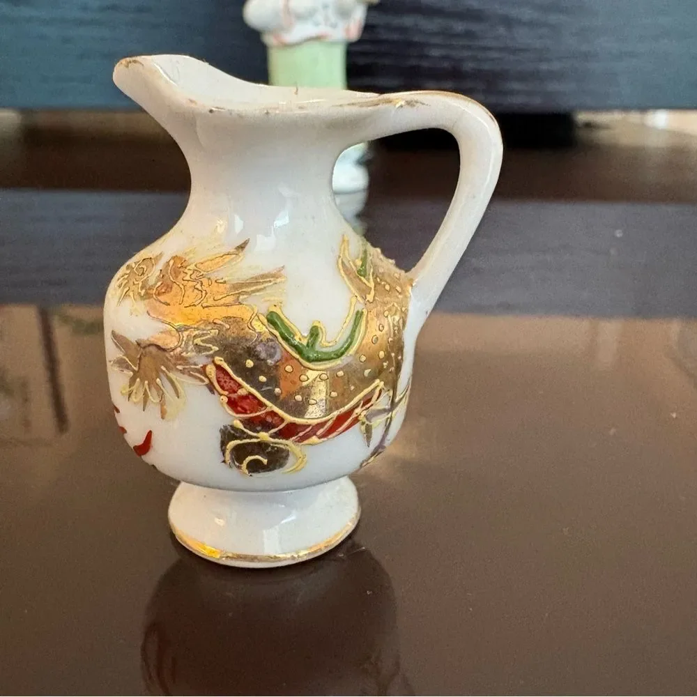 Vintage Occupied Japan Ceramic Figurine Set - Picture 2 of 8
